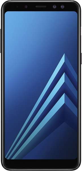 Samsung Galaxy A8 DUOS (2018) SM-A530F/DS 32GB schwarz - Gebraucht