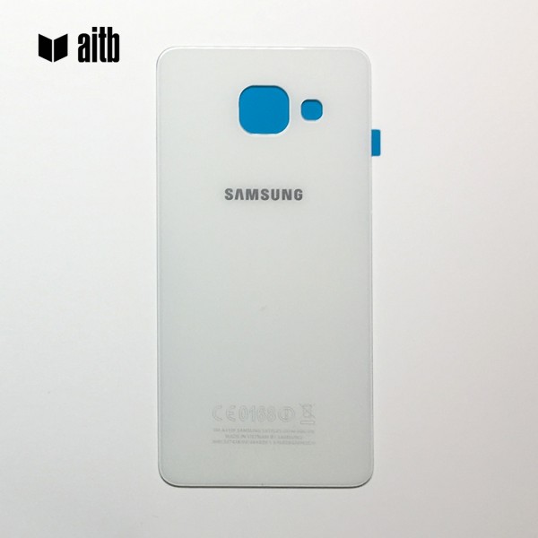 Samsung Galaxy A3 (2016) A310 Backcover Akkudeckel in weiß + Kleber