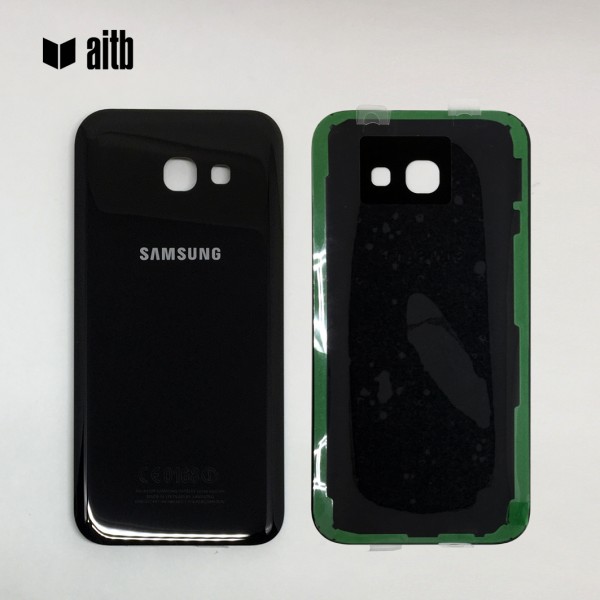 Samsung Galaxy A5 (2017) A520 Backcover Akkudeckel in schwarz + Kleber