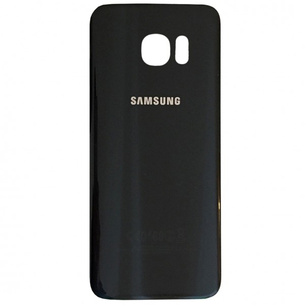 Samsung Galaxy S7 Edge G935F Backcover Akkudeckel in schwarz + Kleber