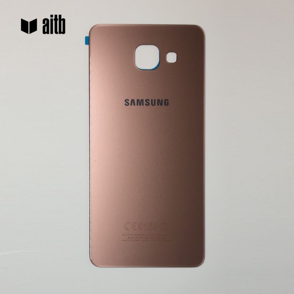 Samsung Galaxy A5 (2016) A510 Backcover Akkudeckel in pink + Kleber