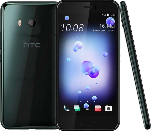 HTC U11 64GB Dual-Sim Brilliant Black schwarz