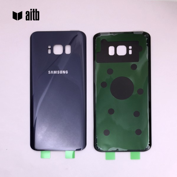 Samsung Galaxy S8 Plus G955F Backcover Akkudeckel in orchid violett grau + Kleber